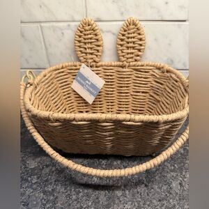 Target Bullseye Playground Easter Bunny Ears Brown Wicker Basket 2026 NWT